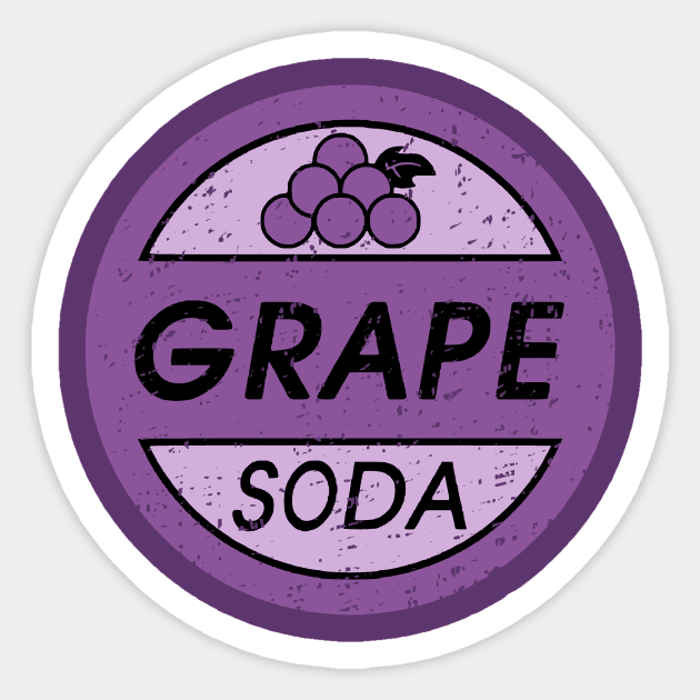 Grape Soda Badge Sticker by ThisIsFloriduhMan